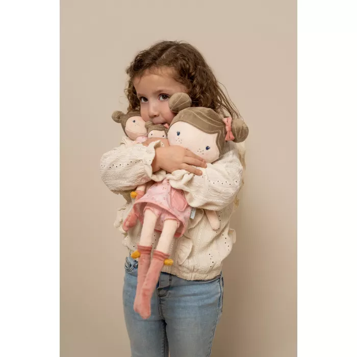 Papusa textila - Rosa - 50 cm - Little Dutch