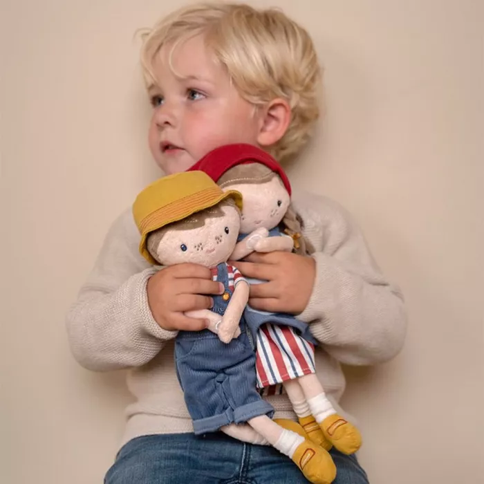 Papusa textila - Jim - 35 cm - Little Farm - Little Dutch