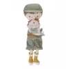 Papusa textila - Jim cu pui - 35 cm - Little Farm - Little Dutch