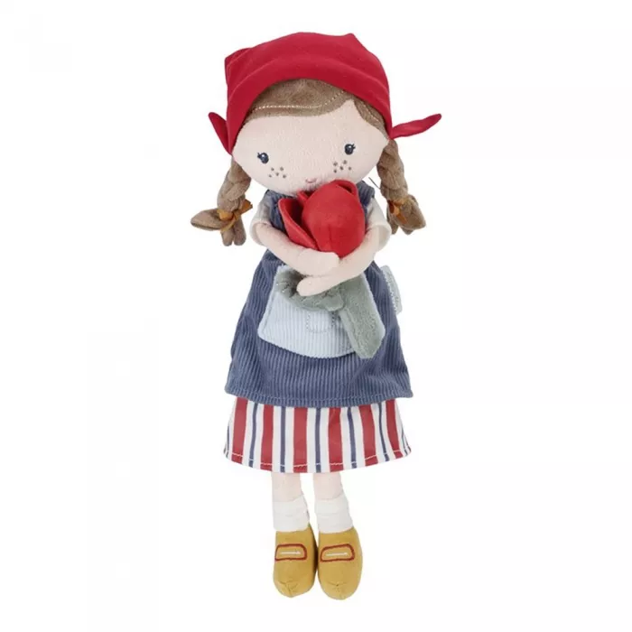 Papusa textila - Rosa - 35 cm - Little Farm - Little Dutch