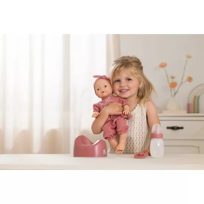 Papusa bebelus cu biberon si olita - Livia - Little Dutch