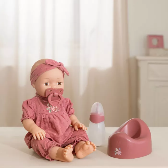 Papusa bebelus cu biberon si olita - Livia - Little Dutch