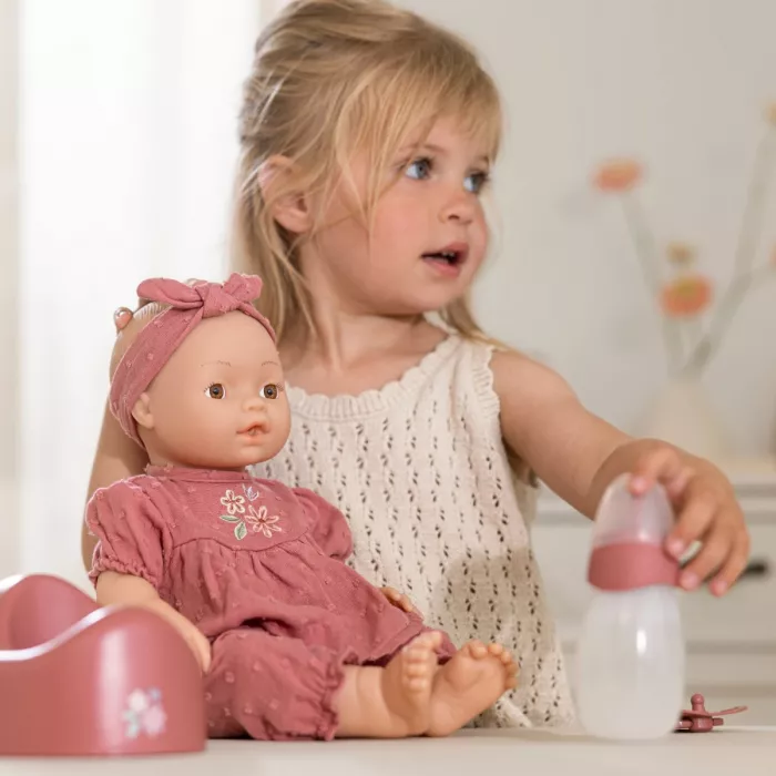 Papusa bebelus cu biberon si olita - Livia - Little Dutch