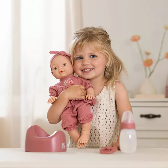 Papusa bebelus cu biberon si olita - Livia - Little Dutch