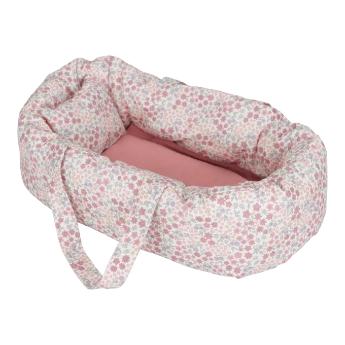 Babynest pentru papusi - Pink - Little Dutch
