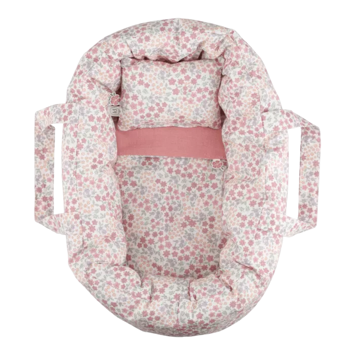 Babynest pentru papusi - Pink - Little Dutch