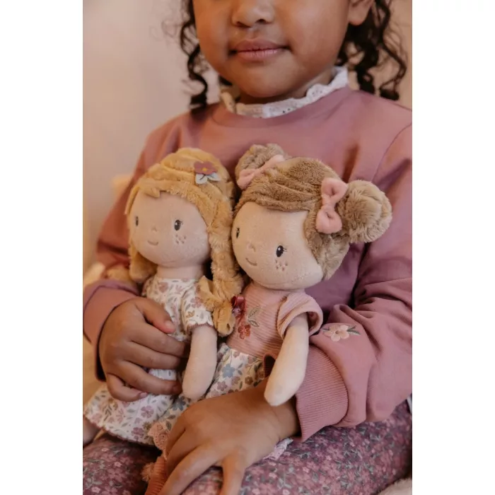 Papusa textila -  Rosa - 35 cm - Little Dutch