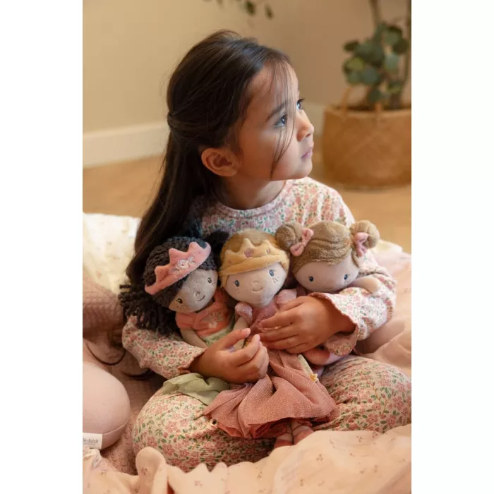 Papusa textila -  Rosa - 35 cm - Little Dutch