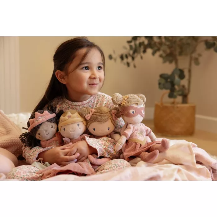 Papusa textila -  Rosa - 35 cm - Little Dutch