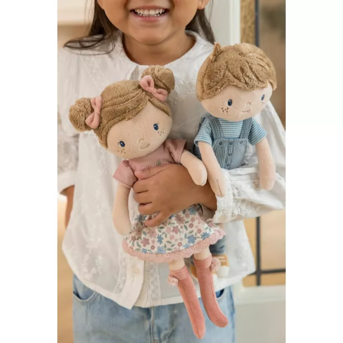 Papusa textila -  Rosa - 35 cm - Little Dutch