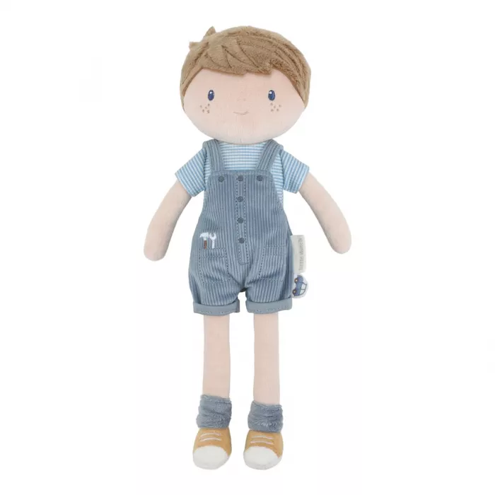 Papusa textila certificata GRS - Jim - 35 cm - Little Dutch