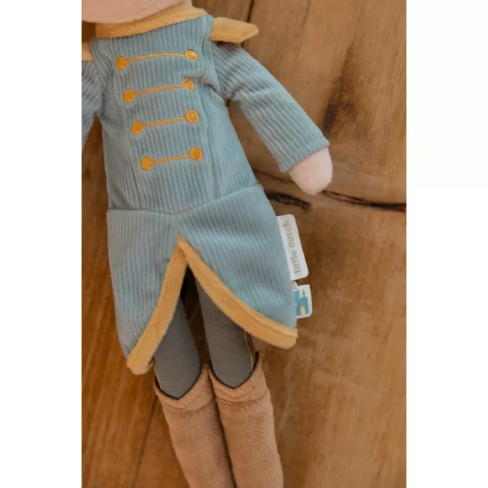 Papusa textila certificata GRS - Prince Jim - 35 cm - Little Dutch