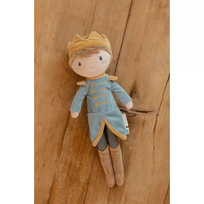 Papusa textila certificata GRS - Prince Jim - 35 cm - Little Dutch