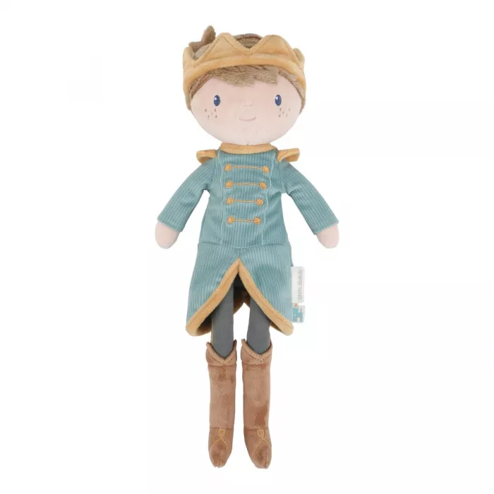 Papusa textila certificata GRS - Prince Jim - 35 cm - Little Dutch