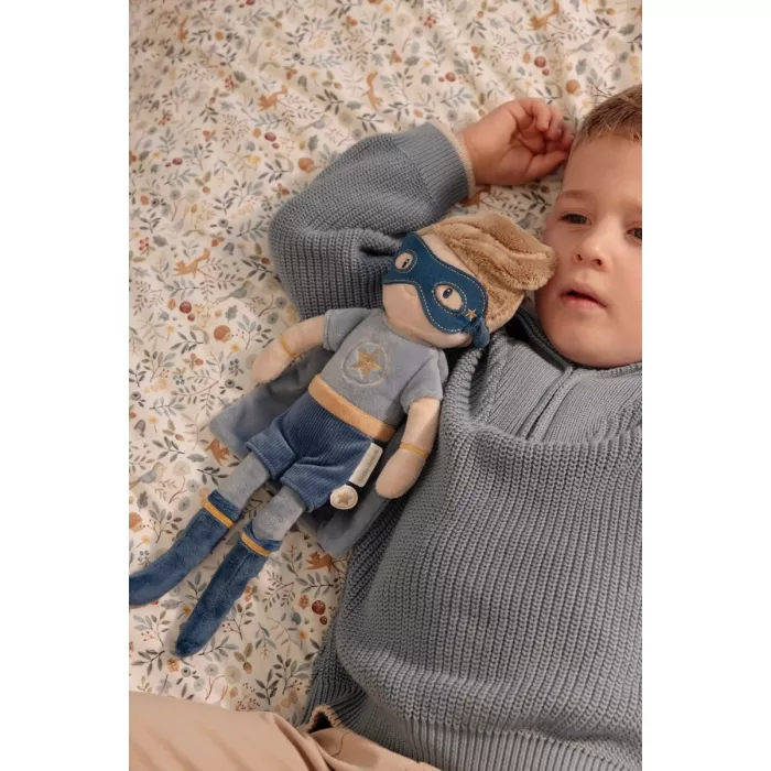 Papusa textila - Superhero Jim - 35 cm - Little Dutch