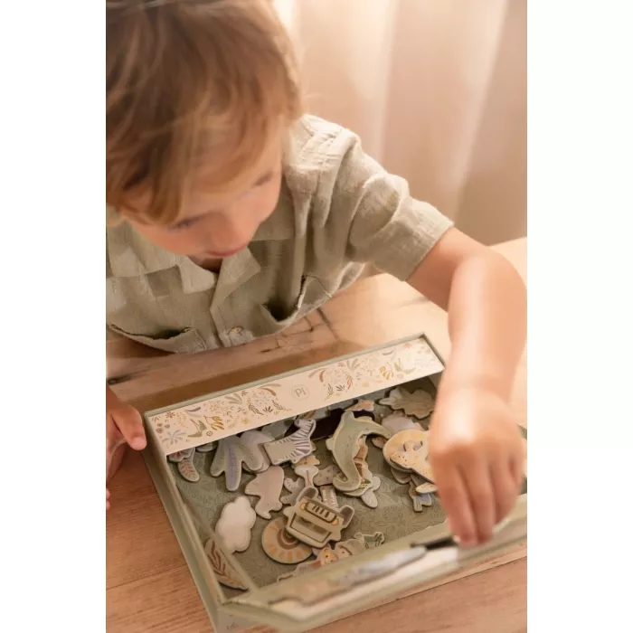 Puzzle magnetic - Dress UP Jim si Rosa - Little Dutch