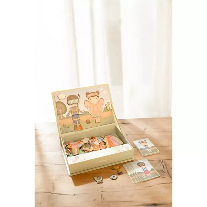 Puzzle magnetic - Dress UP Jim si Rosa - Little Dutch