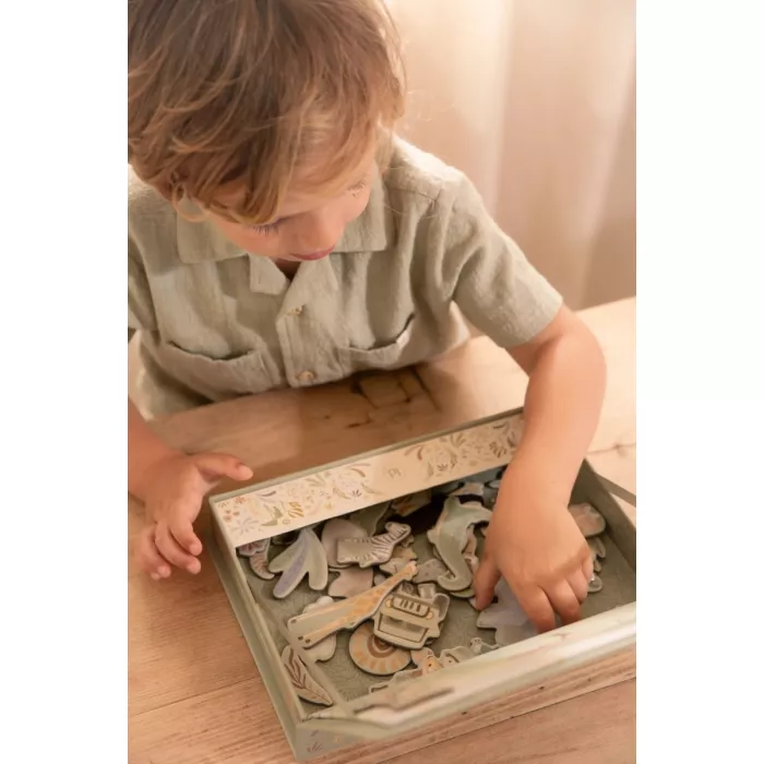 Puzzle magnetic - Dress UP Jim si Rosa - Little Dutch