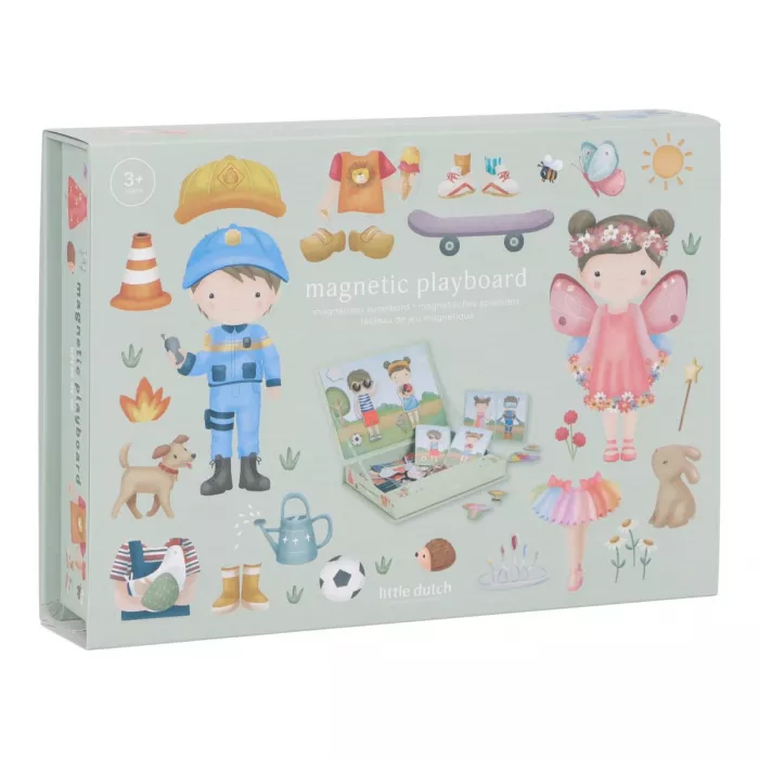 Puzzle magnetic - Dress UP Jim si Rosa - Little Dutch