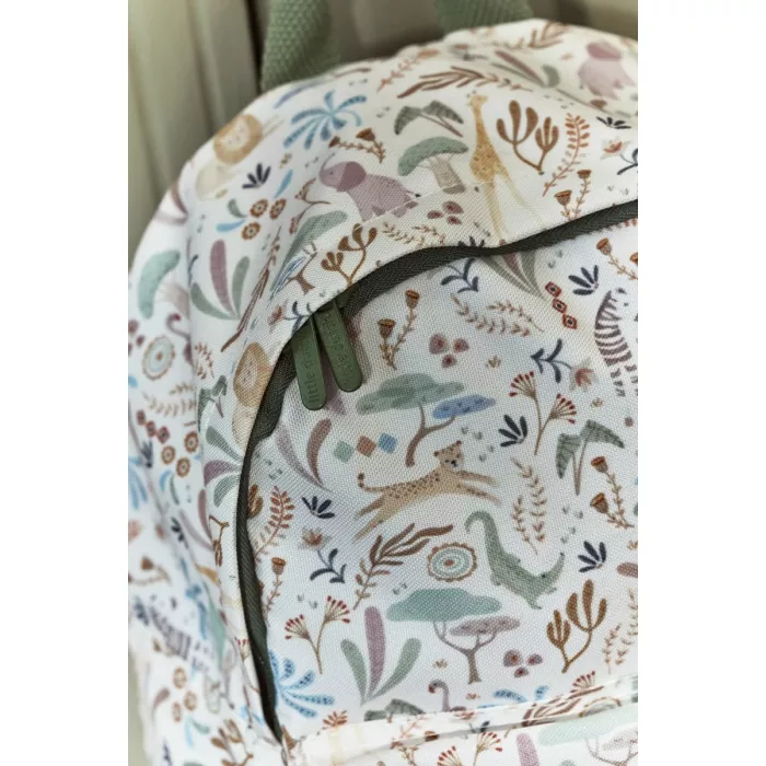 Rucsac Safari Friends cu imprimeu Safari pentru copii