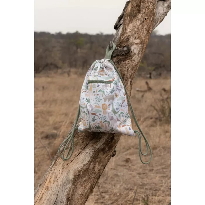 Sac pentru sport Safari Friends pentru copii