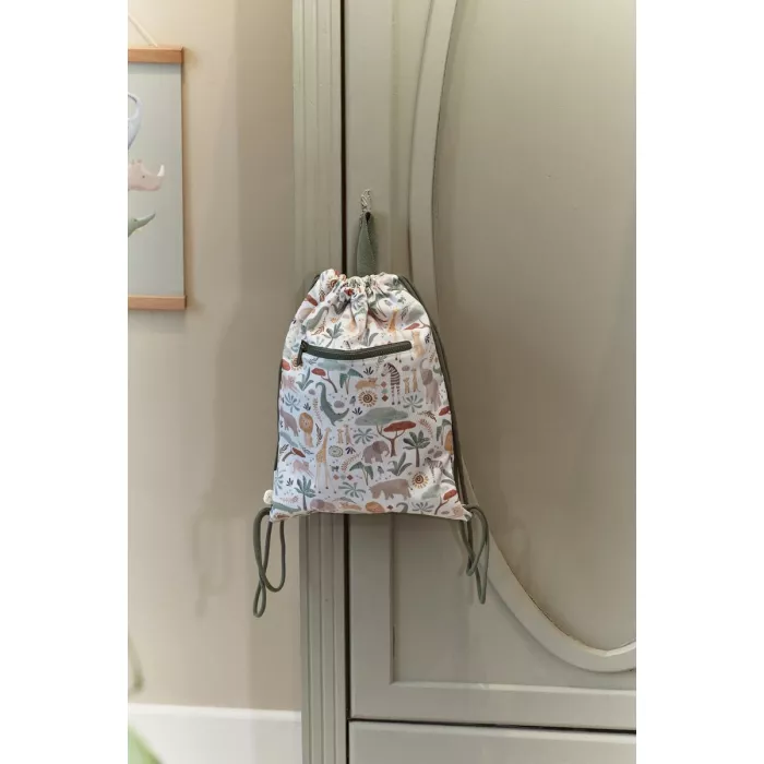 Sac pentru sport Safari Friends pentru copii