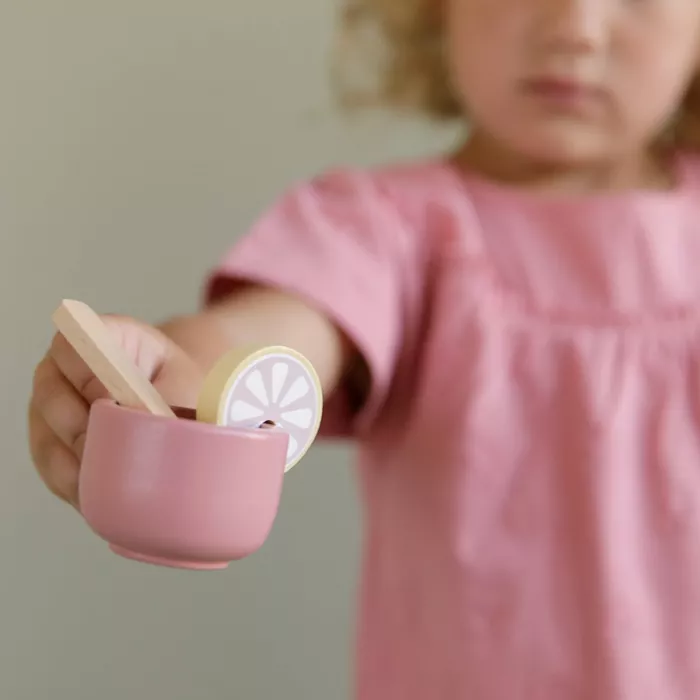 Set din lemn pentru ceai - Little Dutch
