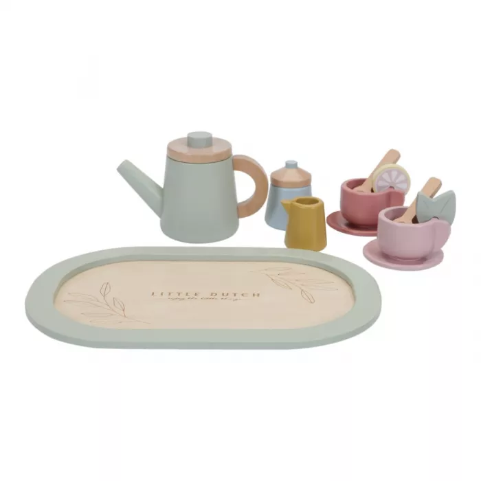 Set din lemn pentru ceai - Little Dutch