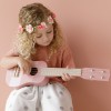 Instrument muzical - chitara din lemn - roz - Little Dutch