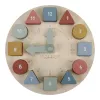 Puzzle 3D din lemn cu ceas - Little Dutch