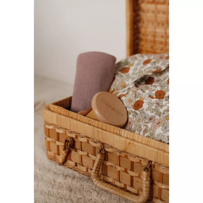 Jucarie din lemn pentru bebelusi - Cilindru cu bila - Vintage - Little Dutch