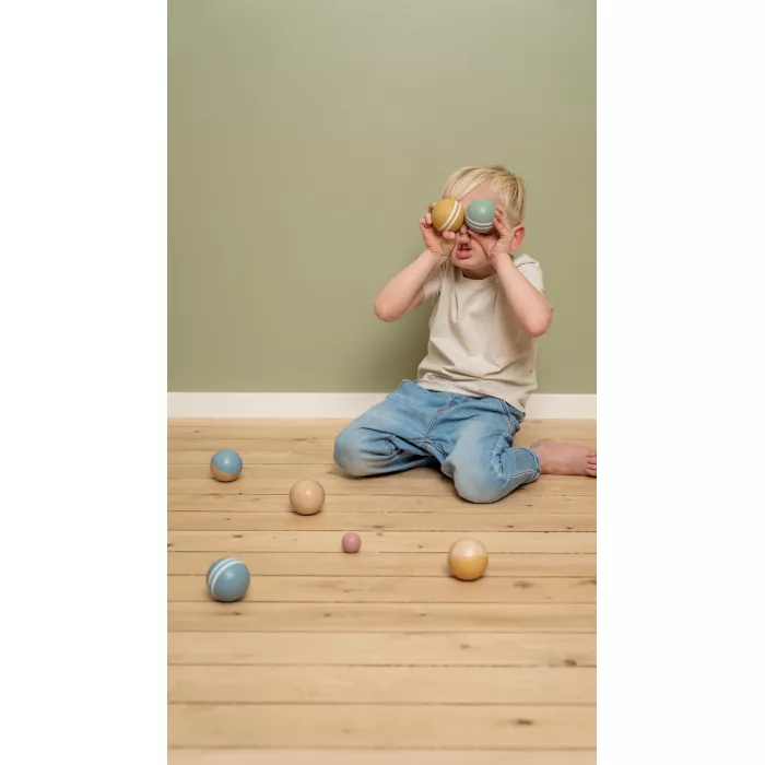 Joc cu mingi din lemn FSC - Little Dutch