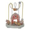 Jucarie din lemn FSC - Spirala cu Activitati - Little Farm - Little Dutch