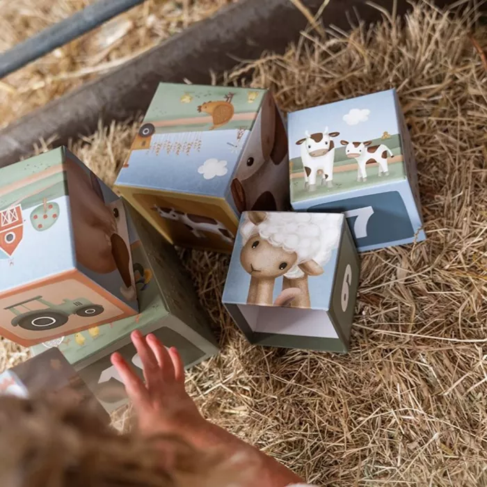 Cutii pentru stivuire din carton FSC - Little Farm - Little Dutch