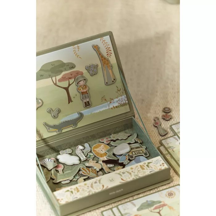 Puzzle-ul Magnetic Safari Friends – Povești și Creații Fără Sfârșit