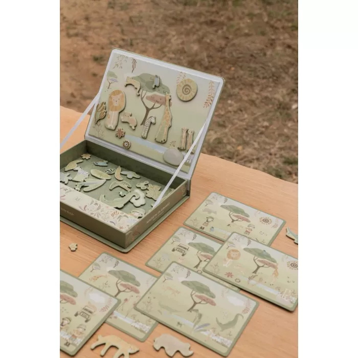 Puzzle-ul Magnetic Safari Friends – Povești și Creații Fără Sfârșit