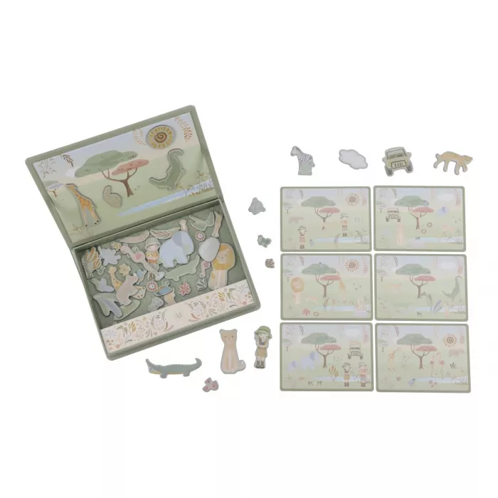 Puzzle-ul Magnetic Safari Friends – Povești și Creații Fără Sfârșit