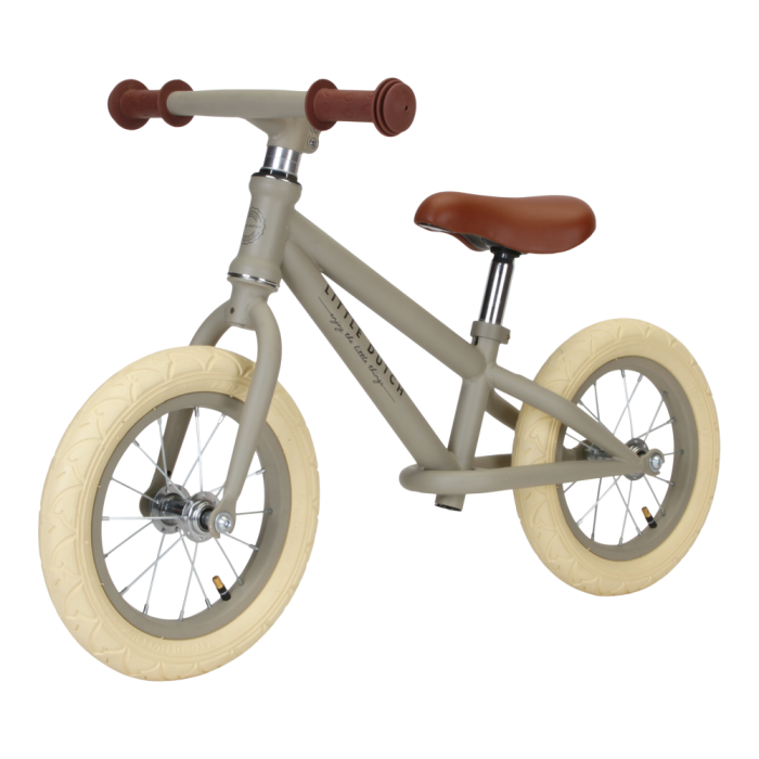 Bicicleta de echilibru fara pedale - Olive mat - Little Dutch Bicicleta de echilibru fara pedale - Olive mat - Little Dutch