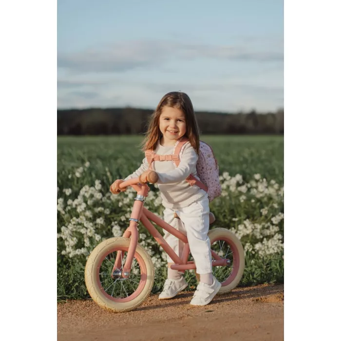 Bicicleta de echilibru fara pedale - Roz - Little Dutch