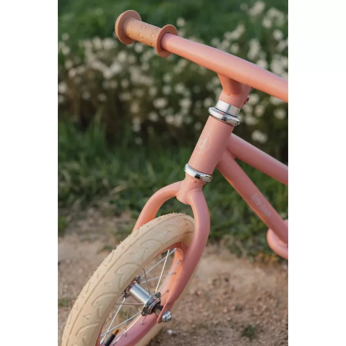 Bicicleta de echilibru fara pedale - Roz - Little Dutch