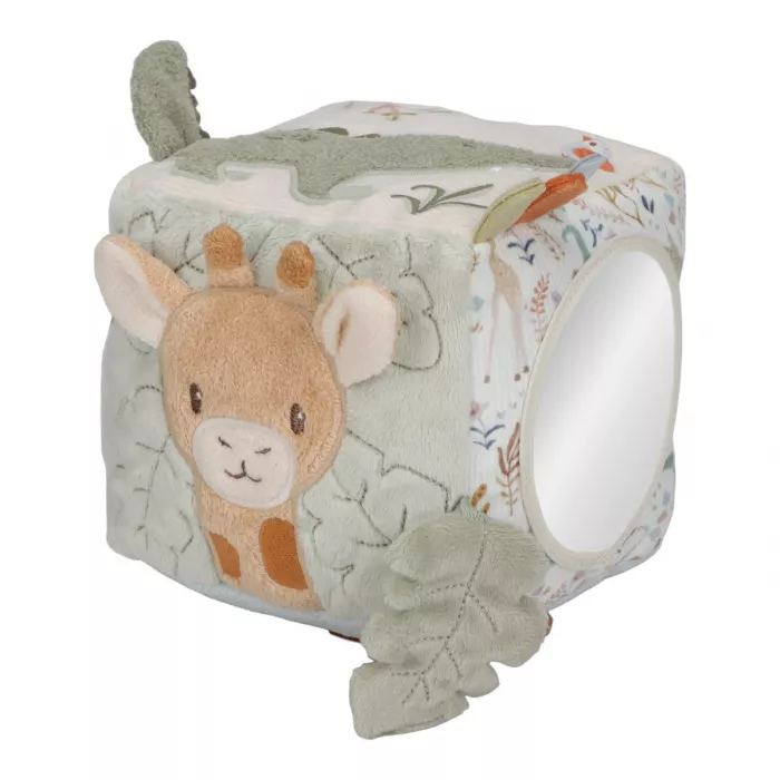 Cub senzorial de activități Safari Friends pentru bebeluși