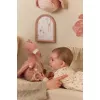 Jucărie de pluș senzorială Flamingo cu activități pentru bebeluși