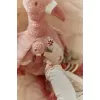 Jucărie de pluș senzorială Flamingo cu activități pentru bebeluși