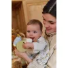Jucărie de pluș senzorială Leu cu activități pentru bebeluși