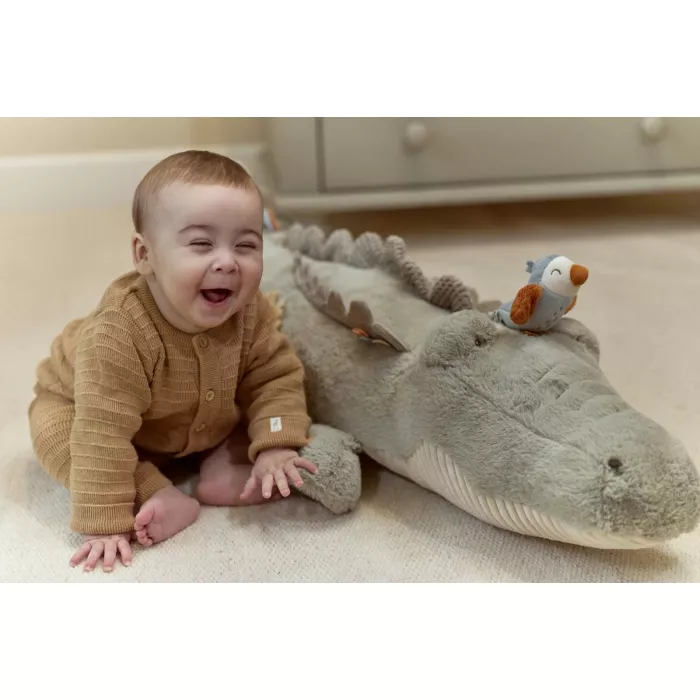 Crocodil senzorial de pluș pentru bebeluși Safari Friends
