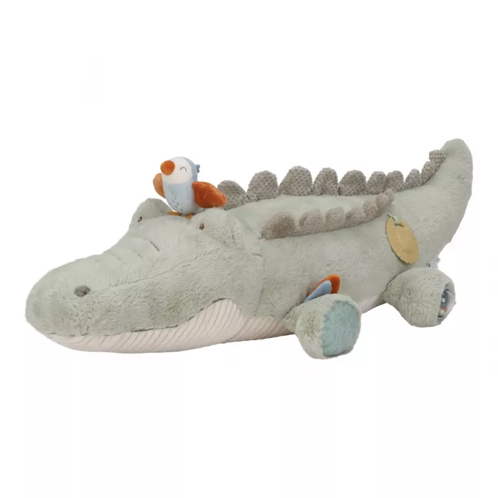 Crocodil senzorial de pluș pentru bebeluși Safari Friends