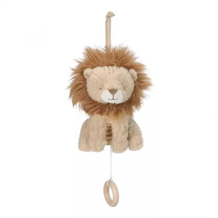 Cutie muzicală Leu pentru bebeluși Safari Friends