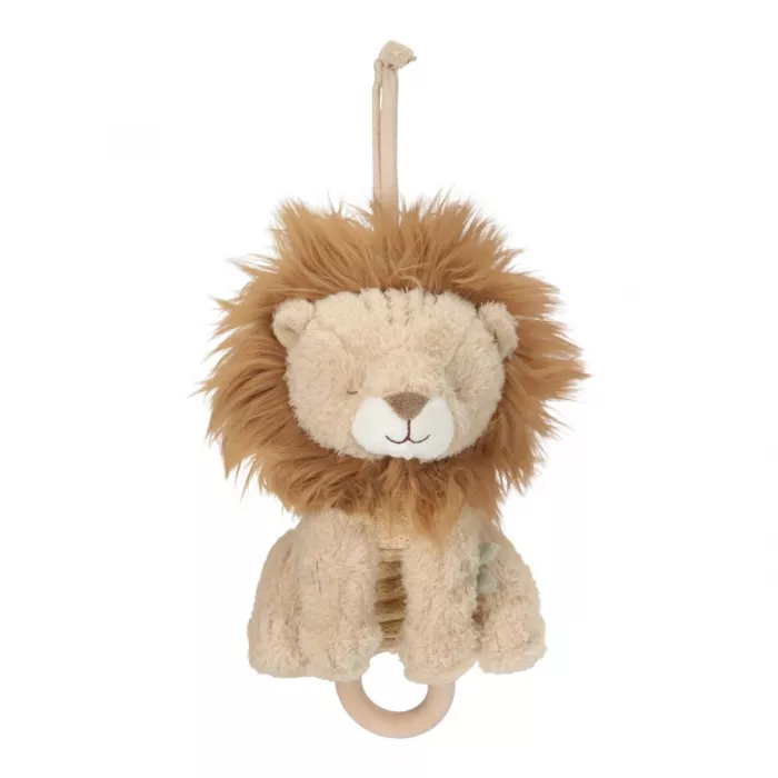 Cutie muzicală Leu pentru bebeluși Safari Friends