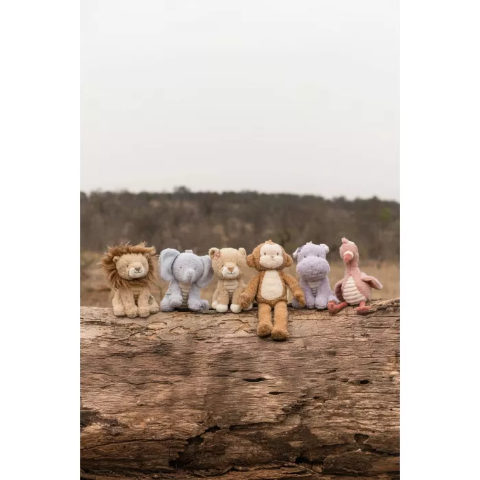 Elefant de pluș Safari Friends pentru bebeluși și copii