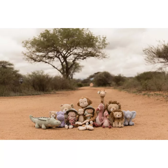 Hipopotam de pluș Safari Friends 17 cm pentru bebeluși și copii